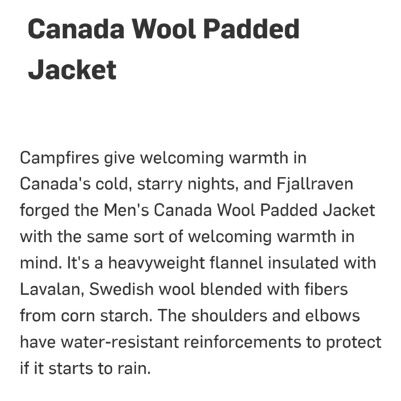 FJALLRAVEN CANADA WOOL PADDED JACKET SHACKET RED BLACK BUFFALO PLAID MEN MEDIUM - Picture 13 of 16